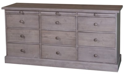 4251287790528 - Landhausstil Kommode mit 6 Schubladen - BÃ¼romÃ¶bel im Landhausstil