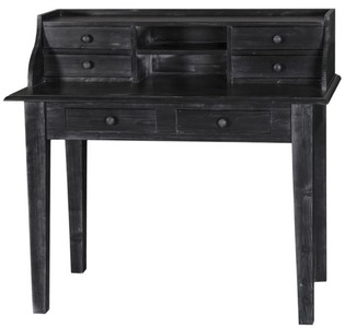 4251287790597 - Schreibtisch mit 6 Schubladen 109 x 60 x H 102 cm - MÃ¶bel im Landhausstil