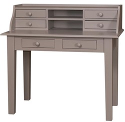 4251287790580 - Schreibtisch mit 6 Schubladen 109 x 60 x H 102 cm - MÃ¶bel im Landhausstil