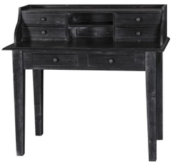 4251287790597 - Schreibtisch mit 6 Schubladen 109 x 60 x H 102 cm - MÃ¶bel im Landhausstil