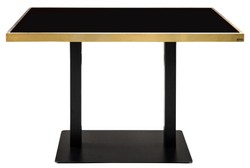 4251287790689 - Luxus Esstisch Schwarz   Gold 110 x 70 x H 76 cm - EsszimmermÃ¶bel