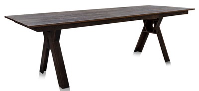 4251287790917 - Luxus Eisenholz Esstisch Dunkelbraun - Luxus QualitÃ¤t