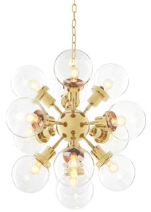 4251287791068 - Luxus Kronleuchter Gold 73 x H 60 cm - Hotel Restaurant MÃ¶bel