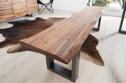 4251287791174 - Designer Sitzbank Natur Breite 180 cm HÃ¶he 50 cm