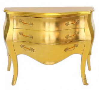4251287791242 - Barock Kommode Gold 100 cm - Antik Stil Möbel Wohnzimmer 4251287791242 - Barock Kommode Gold 100 cm - Antik Stil Möbel Wohnzimmer