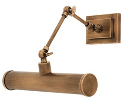 4251287791914 - Luxus Hotel Wandleuchte Antik Messing 285 x 24 x H 20 cm - Hotel MÃ¶bel