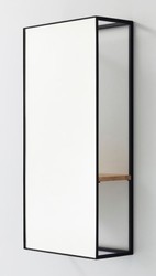 4251287792676 - Luxus Wandspiegel mit Regal 40 x 17 x H 80 cm - Designer Spiegel