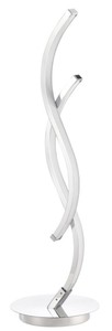 4251287793383 - Luxus LED Tischleuchte Silber Ã 15 x H 50 cm - Designer Tischlampe