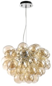 4251287793758 - Luxus HÃ¤ngeleuchte im TraubenfÃ¶rmigen Design Cognac Ã 44-50 x H 40 cm - DesignermÃ¶bel