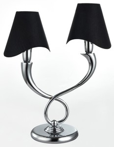 4251287793789 - Luxus Tischleuchte Silber 37 x 17 x H 46 cm - Designer Hotel MÃ¶bel