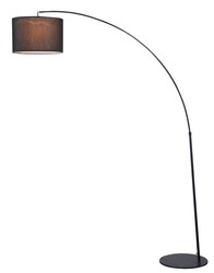 4251287793802 - Luxus Wohnzimmer Stehleuchte Schwarz 40 x 140 x H 210 cm - WohnzimmermÃ¶bel