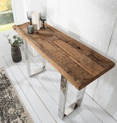 4251287793857 - Art Deco Luxus Konsole Massivholz 120 x 80 x H 40 cm - Konsolen Tisch - SekretÃ¤r Konsole - Telefontisch - Hotel MÃ¶bel