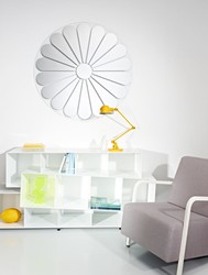 4251287794298 - Luxus Wandspiegel mit Blumenmotiv Ã 105 cm - Designer Spiegel