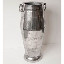 4251287794403 - Antik Stil Vase Aluminium Raw - unbearbeitet - Pflanzentopf - Hotel Dekoration - Barock BlumengefÃ¤ss Mod P1