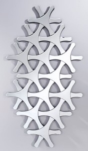 4251287794441 - Luxus Wandspiegel 67 x H 123 cm - Designer Kollektion