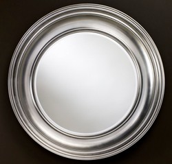 4251287794489 - Luxus Wohnzimmer Spiegel Silber Ã 102 cm - Wohnzimmer Wandspiegel