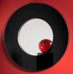 4251287794519 - Luxus Wandspiegel Schwarz à 110 cm - Luxus Möbel 4251287794519 - Luxus Wandspiegel Schwarz à 110 cm - Luxus Möbel