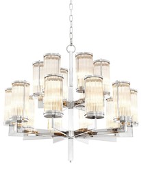 4251287795011 - Luxus Kronleuchter Silber 755 x H 73 cm - Hotel Restaurant MÃ¶bel