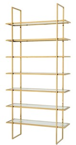 4251287795097 - Luxus Regalschrank Gold 1205 x 40 x H 253 cm - Luxus MÃ¶bel
