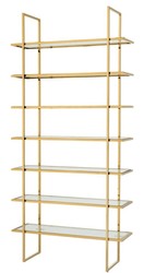 4251287795097 - Luxus Regalschrank Gold 1205 x 40 x H 253 cm - Luxus MÃ¶bel