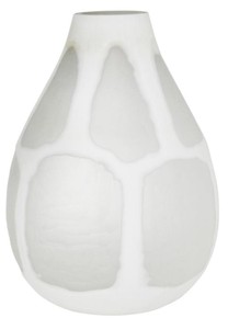 4251287796384 - Deko Glas Vase WeiÃ Ã 24 x H 33 cm - Luxus Dekoration