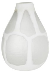 4251287796384 - Deko Glas Vase WeiÃ Ã 24 x H 33 cm - Luxus Dekoration