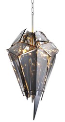 4251287796438 - Luxus Kronleuchter Silber   Schwarz Ã 47 x H 97 cm - DesignermÃ¶bel