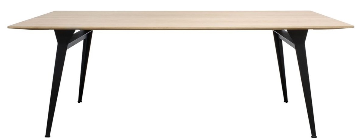 4251287796582 - Esstisch Naturfarben   Schwarz - Luxus EsszimmermÃ¶bel