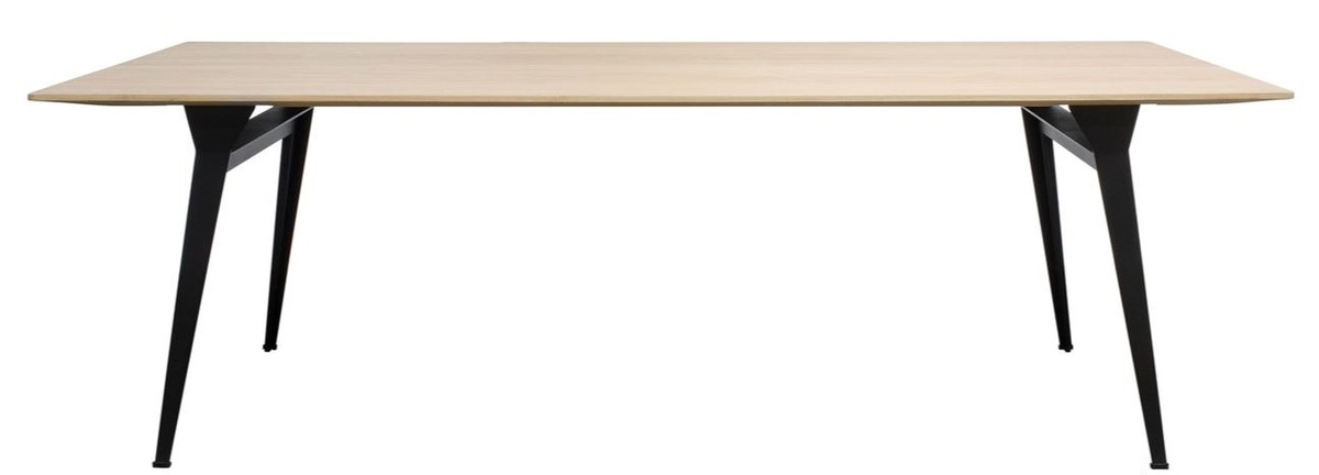 4251287796599 - Esstisch Naturfarben   Schwarz - Luxus EsszimmermÃ¶bel