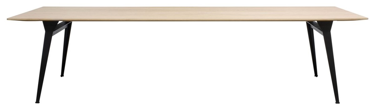 4251287796629 - Esstisch Naturfarben   Schwarz - Luxus EsszimmermÃ¶bel