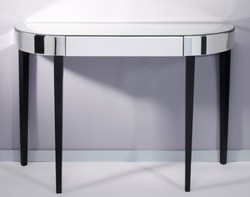4251287797152 - Luxus Spiegelglas Konsole mit Schublade 112 x 35 x H 75 cm - Luxus MÃ¶bel & Accessoires