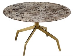 4251287797541 - Luxus Couchtisch Gold Ã 70 x H 40 cm - Luxus WohnzimmermÃ¶bel