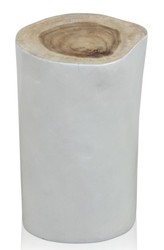 4251287797640 - Wohnzimmer Hocker   Beistelltisch WeiÃ Ã 27 x H 45 cm - Luxus MÃ¶bel