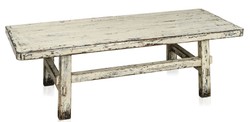 4251287797671 - Landhausstil Couchtisch Antik Stil WeiÃ 140 x 54 x H 43 cm - Landhausstil WohnzimmermÃ¶bel