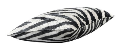 4251287797756 - Luxus Kissen Schwarz   WeiÃ 40 x 40 cm - Wohnzimmer Deko Accessoires