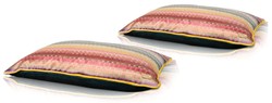 4251287797794 - Wohnzimmer Deko Kissen 2er Set Mehrfarbig 60 x 40 cm - Luxus Kollektion