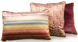 4251287797824 - Wohnzimmer Deko Kissen 3er Set Mehrfarbig - Luxus Kollektion