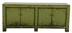 4251287797893 - Landhausstil Sideboard   Schrank Antik Stil GrÃ¼n 160 x 40 x H 67 cm - Landhausstil Kollektion
