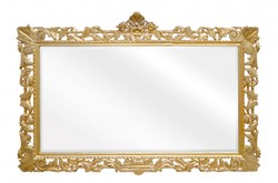 4251287798401 - Barock Spiegel Gold  Handgefertigt 193 x 110 cm - Holzspiegel - Barock MÃ¶bel