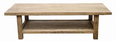 4251287798531 - Landhausstil Couchtisch Naturfarben 160 x 60 x H 45 cm - WohnzimmermÃ¶bel im Landhausstil