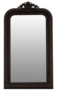4251287799019 - Barock Spiegel Schwarz 86 x H 155 cm - WohnzimmermÃ¶bel im Barockstil