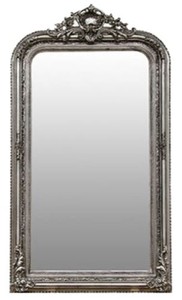4251287799026 - Barock Spiegel Silber 86 x H 155 cm - WohnzimmermÃ¶bel im Barockstil