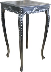 4251287799033 - Barock Bar Tisch Silber HÃ¶he 112 cm Breite 60 cm - Antik MÃ¶bel