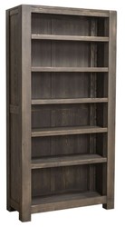 4251287799187 - Landhausstil BÃ¼cherschrank Dunkelbraun 90 x 45 x H 180 cm - Landhausstil Schrank