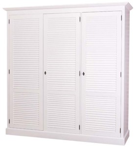 4251287799422 - Landhausstil Kleiderschrank 194 x 59 x H 200 cm - SchlafzimmermÃ¶bel im Landhausstil