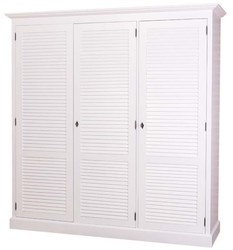 4251287799422 - Landhausstil Kleiderschrank 194 x 59 x H 200 cm - SchlafzimmermÃ¶bel im Landhausstil