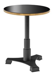 4251287799675 - Luxus Esstisch Schwarz   Messing Ã 60 x H 755 cm - Luxus EsszimmermÃ¶bel