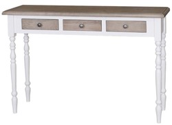 4251549300441 - Landhausstil Konsole WeiÃ   Naturfarben 120 x 35 x H 79 cm - Luxus QualitÃ¤t