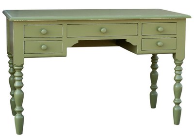4251549300533 - Landhausstil Schreibtisch Antik Stil GrÃ¼n 130 x 65 x H 85 cm - Landhausstil Hotel MÃ¶bel