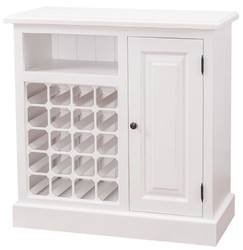 4251549300601 - Landhausstil Weinschrank WeiÃ 90 x 41 x H 90 cm - Landhausstil MÃ¶bel